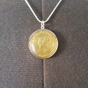 925 sterling silver new hampshire man on the mountain